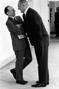 President Lyndon B. Johnson Making His Point
